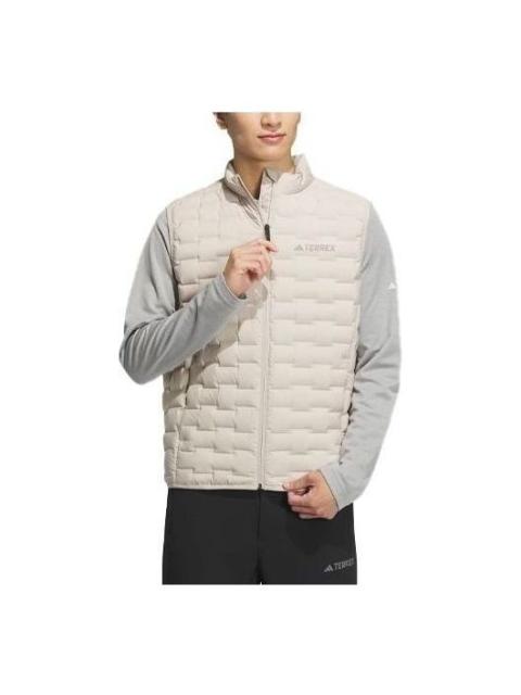 adidas adidas Lightweight Goose Down Woven Baffle Vest 'White' IT8696