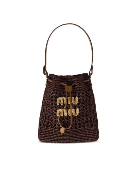 mini crochet bucket bag