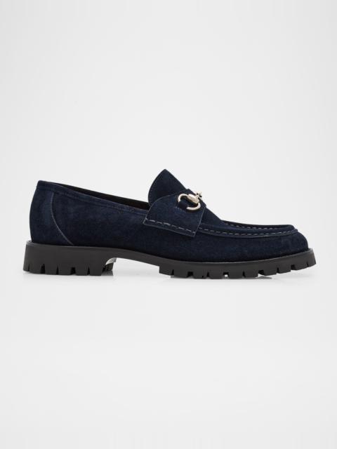 Men's Sylk Suede Horsebit Loafers