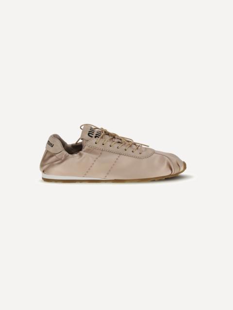 Miu Miu Satin Plume Sneakers