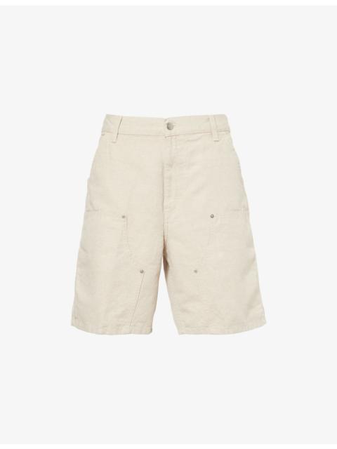 Carhartt Branford Relaxed-Fit Cotton-And-Linen Shorts
