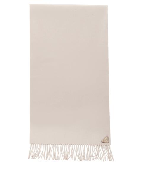 Prada Prada Silk and Cashmere Scarf Pink Women