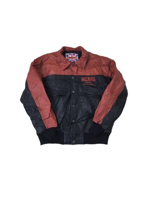 Other Designers Very Rare - MICHIKO LONDON Synthetic Leather Bomber