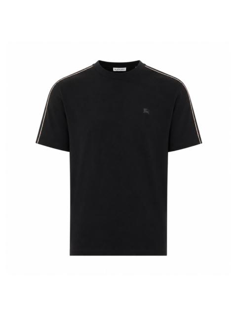 Burberry Burberry Men Checked Trim T-Shirt