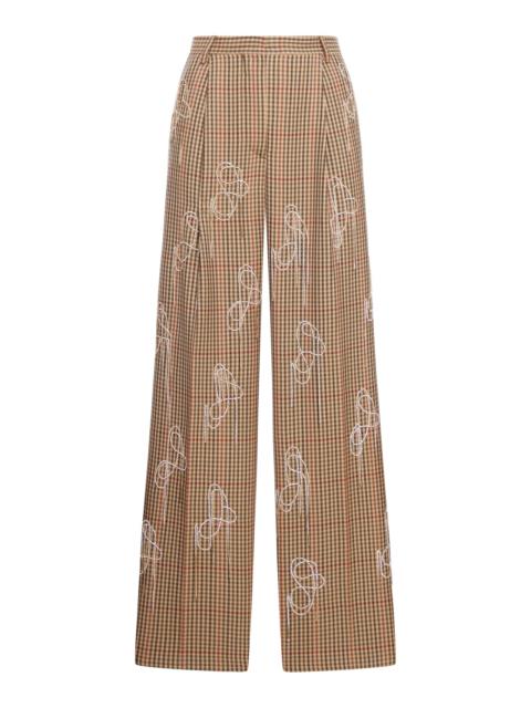 PRINTED PORTER TROUSERS