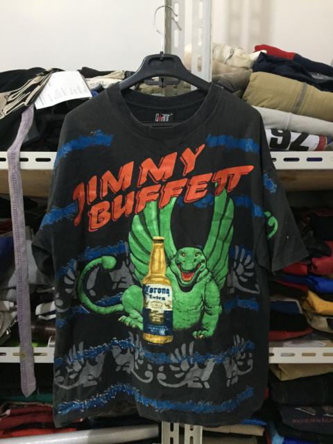 Other Designers Vintage Jimmy Buffet Corona Full Over Print Shirt