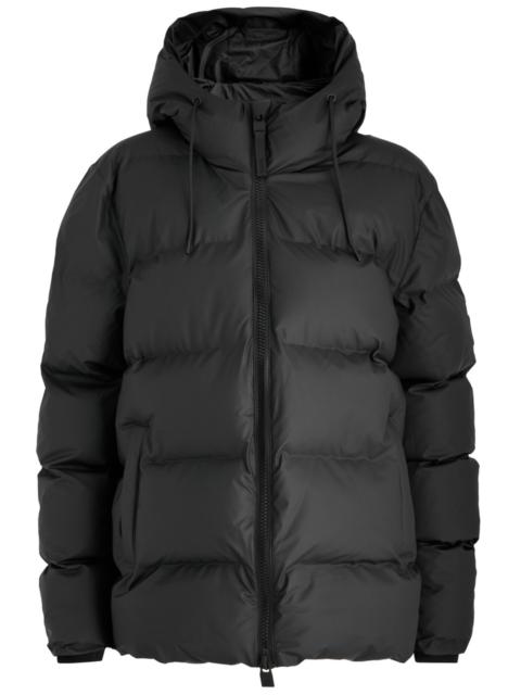 RAINS Quilted rubberised jacket