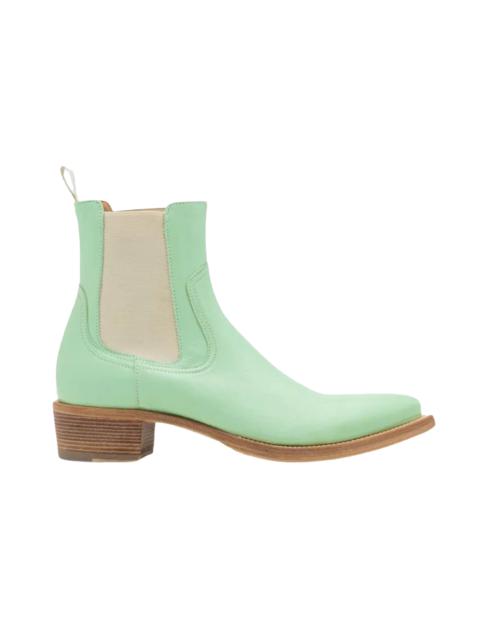 424 424 Cowboy Ankle Boot In Mint