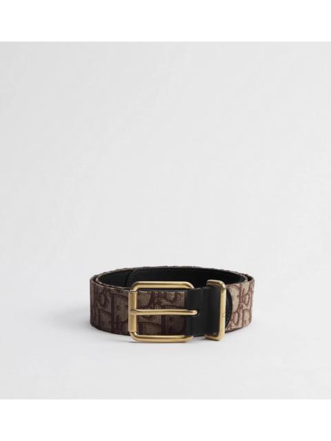Dior Dior Dior Oblique Leather Belt