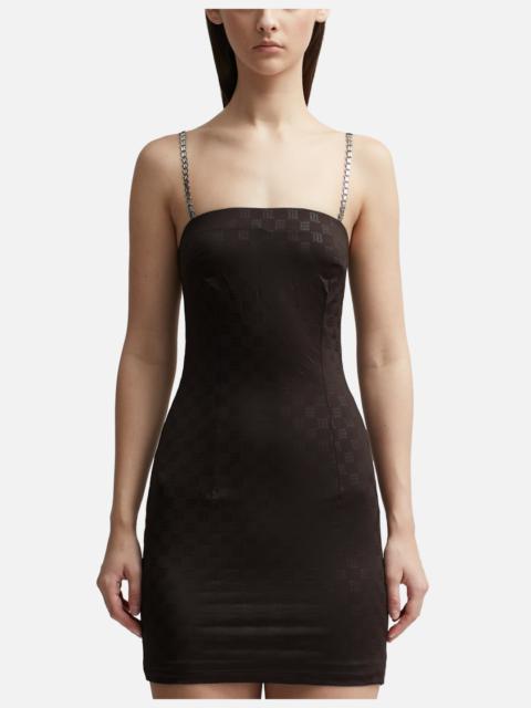 MISBHV MONOGRAM SPAGHETTI MINI DRESS