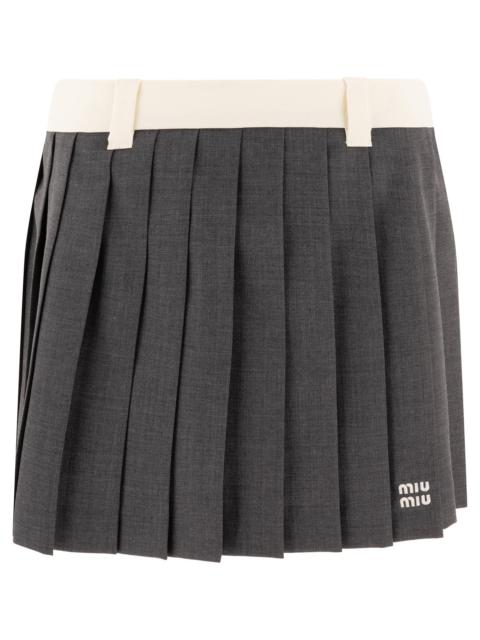 Miu Miu Pleated Skirt