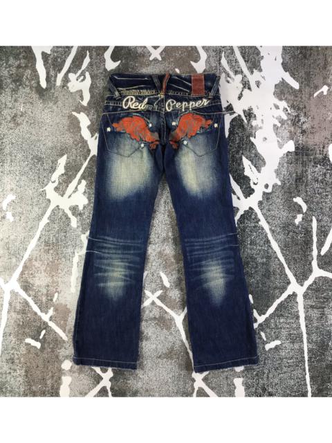 Other Designers Japanese Brand - Red Pepper Jeans Faded Blue Flare Denim KJ1574