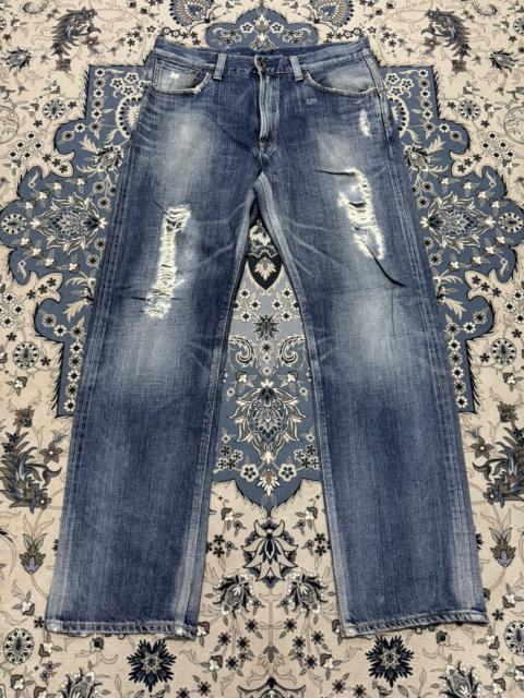 Other Designers Vintage Edwin 505 Zipper Selvadge Redline Jeans Sun Faded