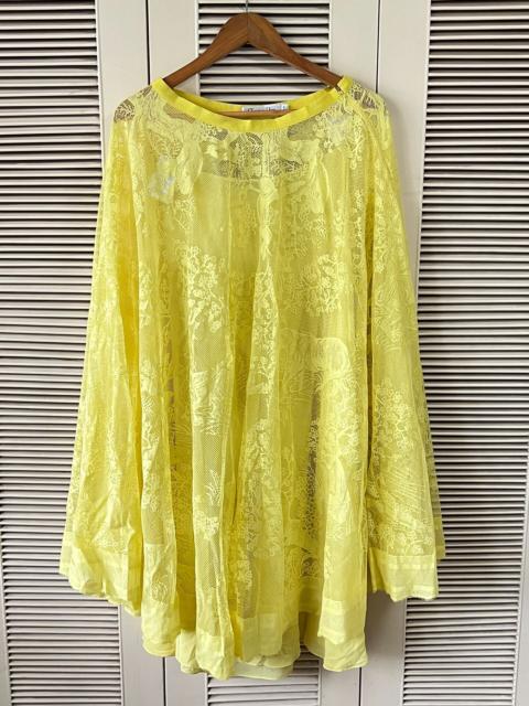 Dior Dior Yellow Lace Top