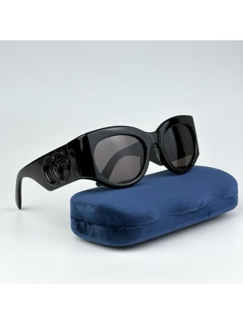 GUCCI NEW Gucci GG1544S 001 Black Grey Unisex Oval Sunglasses GG 1544S