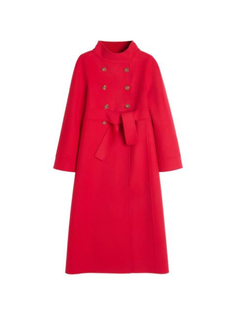 double-breasted coat