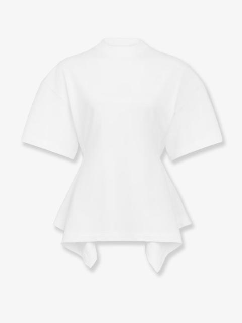 Alaïa Alaia Paneled Cotton T-Shirt