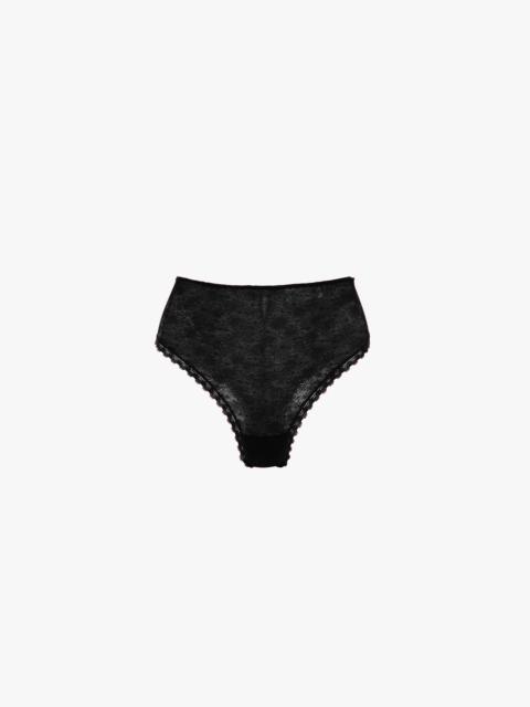 Victoria Beckham Lace Knickers In Black
