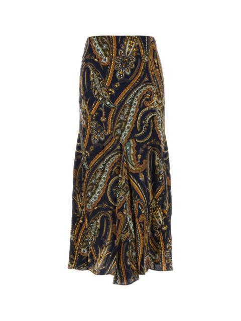 Etro Etro Women Printed Satin Skirt
