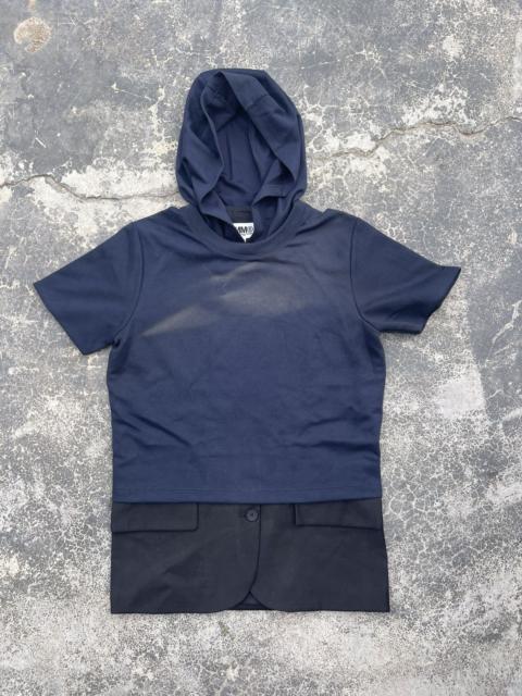 Maison Margiela Maison Martin Margiela MM6 hybrid hooded shirt