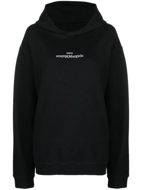 Maison Margiela Maison Margiela Men Logo Cotton Hoodie