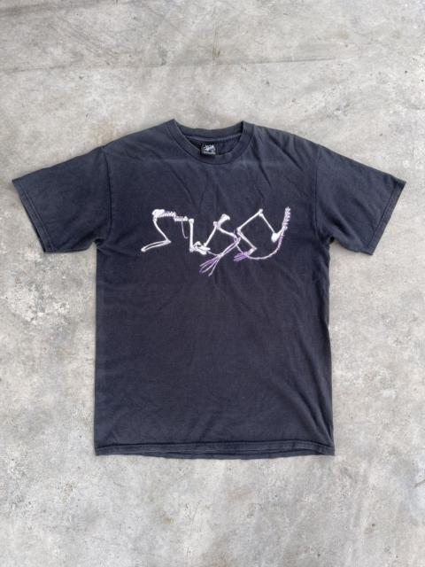 Stüssy Stussy Skull bones spellout sun faded shirt