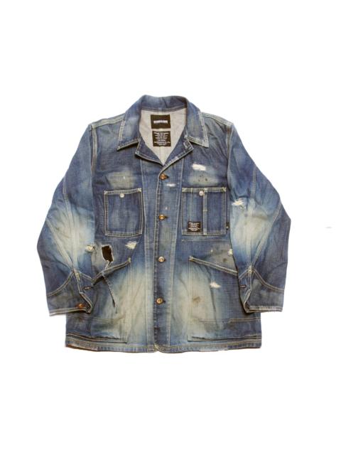 NEIGHBORHOOD Neighborhood 06AW Kneel Down Blue Distressed Denim Jacket
