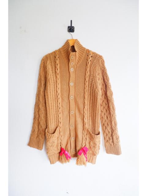 Other Designers Ne- Net By Issey Miyake Tan Heavy Knitwear