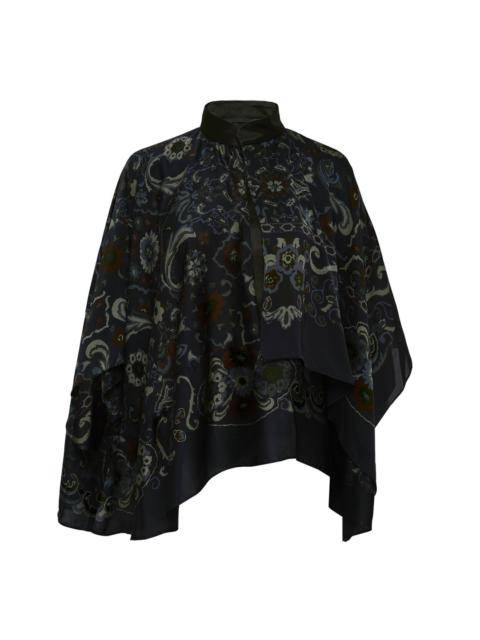 sacai Floral Print Shirt