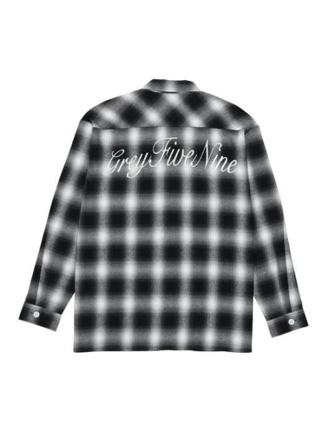 Other Designers Fuck The Population × G59 Records - G*59 SHADOW PLAiD ZiP-UP FLANNEL