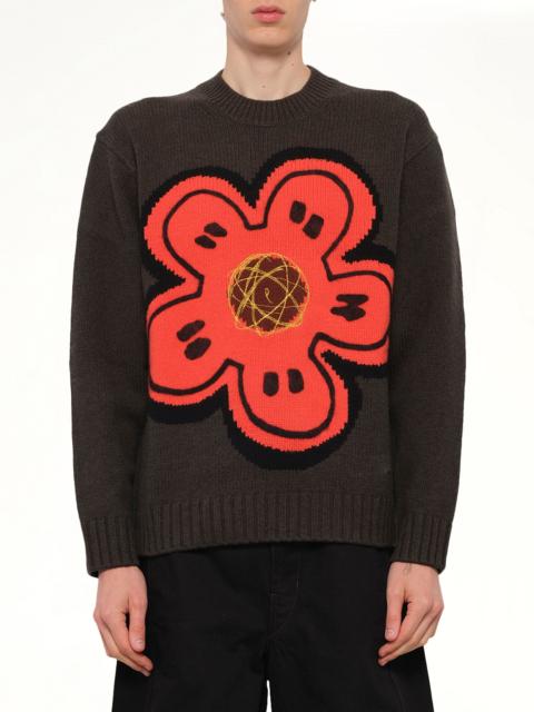 KENZO Rws Kenzo Futura Jumper in Khaki