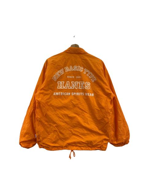 Other Designers Hanes - Vtg 80’ HANES AMERICAN SPIRIT Wear Orange Jacket Windbreaker