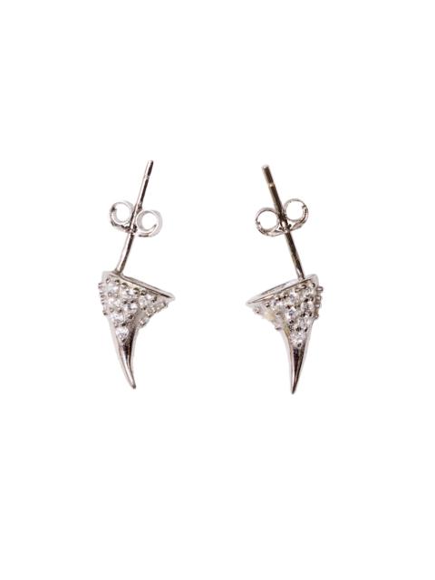 Collina Strada CRYSTAL CLEAR RHINESTONE HORN STUDS