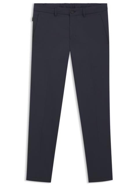 BOSS CUFFED PANTS IN WATER-REPELLENT FOUR-WAY-STRETCH TWILL