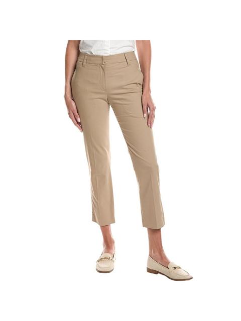 Brunello Cucinelli Brunello Cucinelli Wobeige Cropped Cotton Trousers