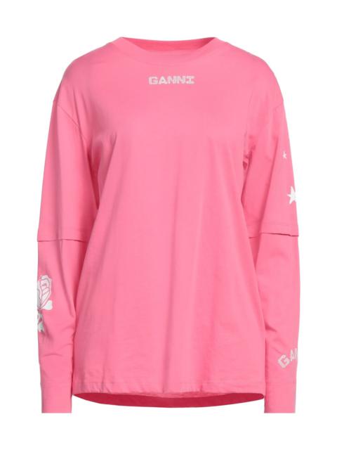 GANNI Pink Women's T-shirt