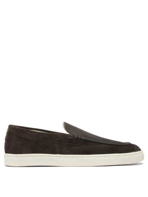 Brunello Cucinelli Brunello Cucinelli Chevron-effect Suede Loafers