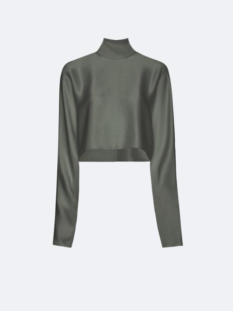 LAPOINTE Satin Caftan Top