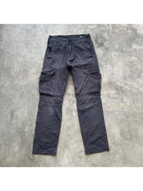 Other Designers Vtg ALPHA INDUSTRIES Faded Multipocket Tactical Cargo Pants