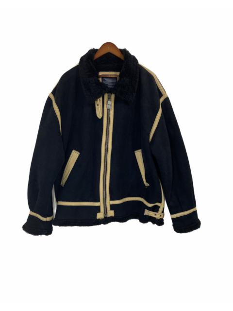 Other Designers Alpha Industries Sherpa B3 Flight Bomber Jacket Design