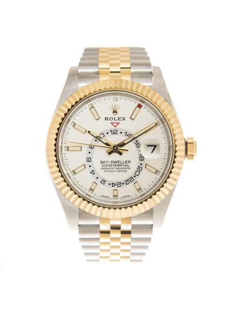 ROLEX Rolex Oyster Perpetual Sky-Dweller Automatic Chronometer White Dial Men's Watch 326933WSJ