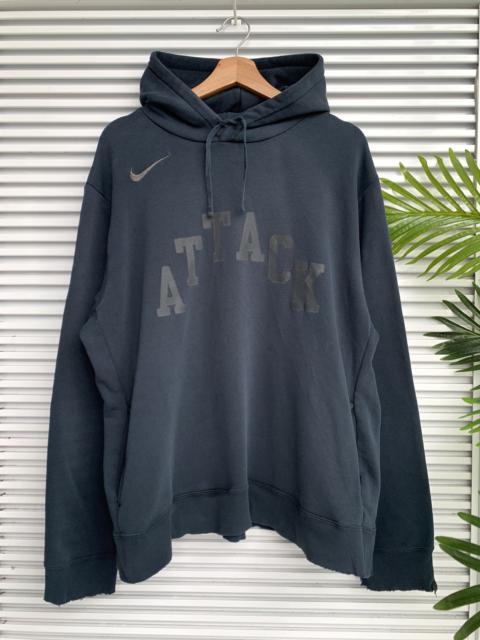 Nike Vintage Y2K Distressed Nike Attack! Pullover Hoodie