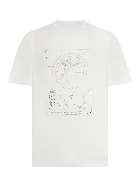 Rick Owens Rick Owens Men Brad T Crew Neck Cotton T-Shirt With Print