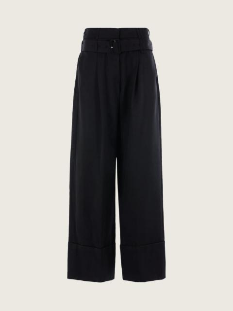 Simone Rocha Multi Belt Loop Wide Leg Trousers