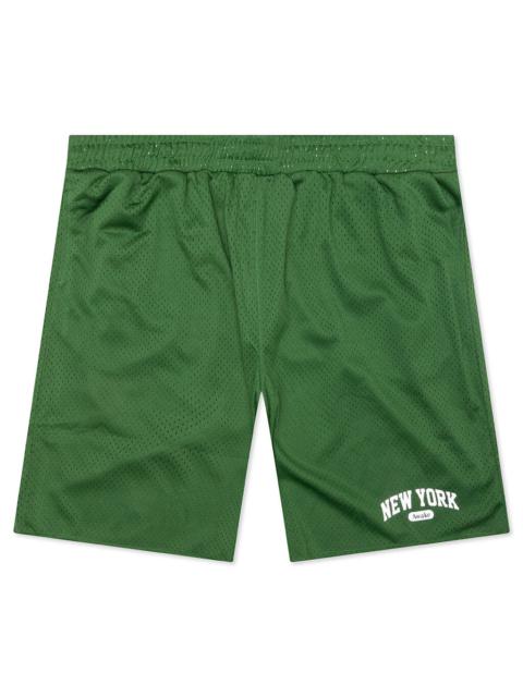 AWAKE NY NY ARCHWAY BASKETBALL SHORTS - GREEN