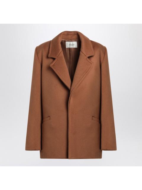 SAINT LAURENT Saint Laurent Camel wool short coat