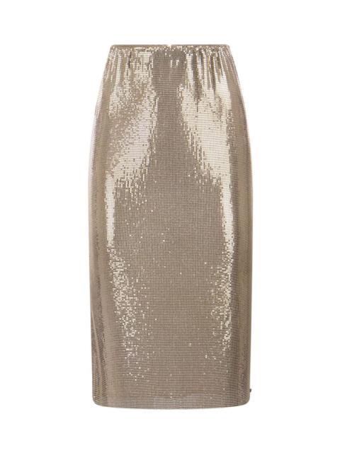Sportmax Embellished High Waist Skirt