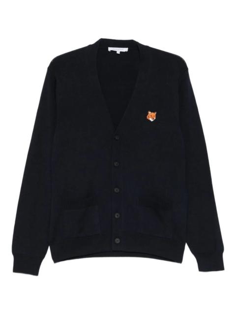 Maison Kitsuné Fox Head Merino Regular Cardigan