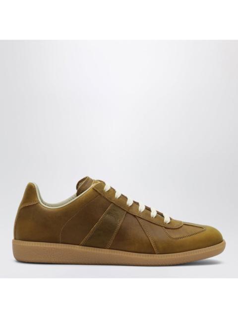 Maison Margiela MAISON MARGIELA Beige Leather Sneakers New & Authentic (Men'