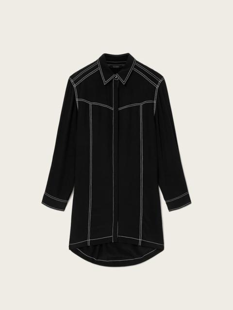 ALLSAINTS TALA SHIRT MINI DRESS